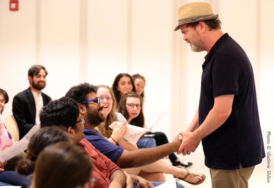 Rainn Wilson speaks to youth on August 18th