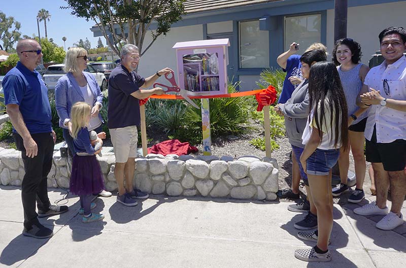 Little Free Library is big sign community building works in Aliso Viejo