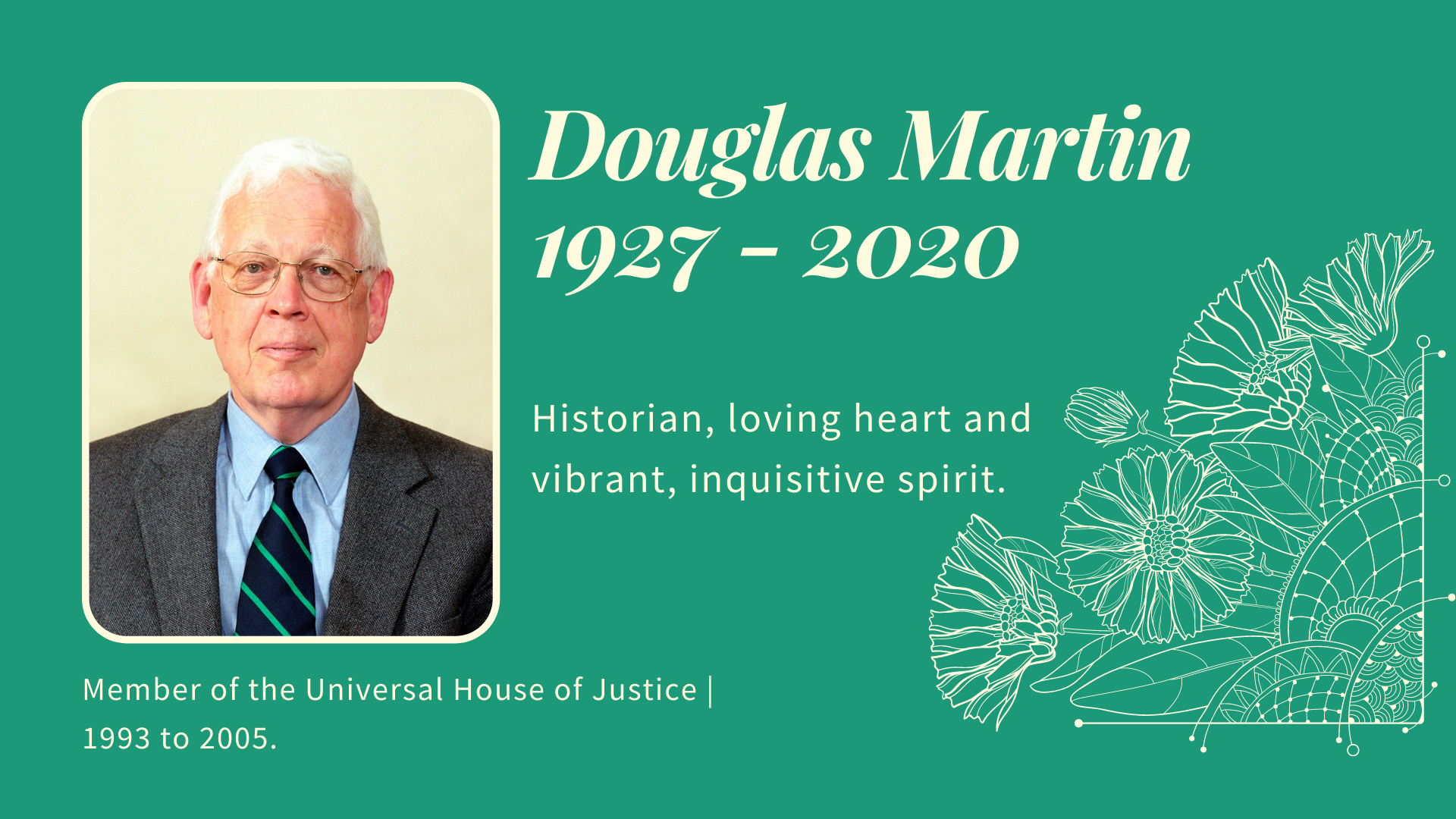 Canada hosts memorial for Douglas Martin