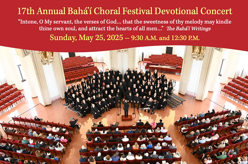Baha’i House of Worship hosts 17th annual choral festival