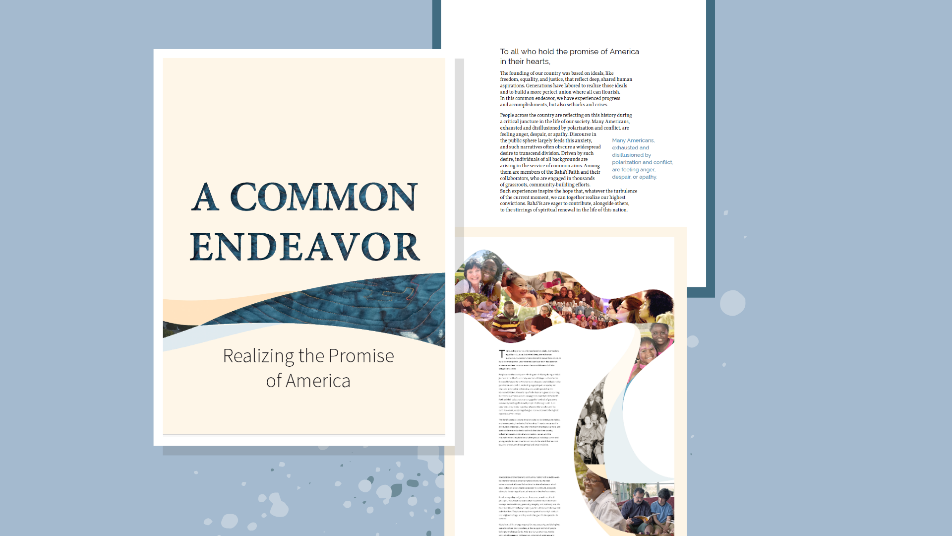 A Common Endeavor | Letter